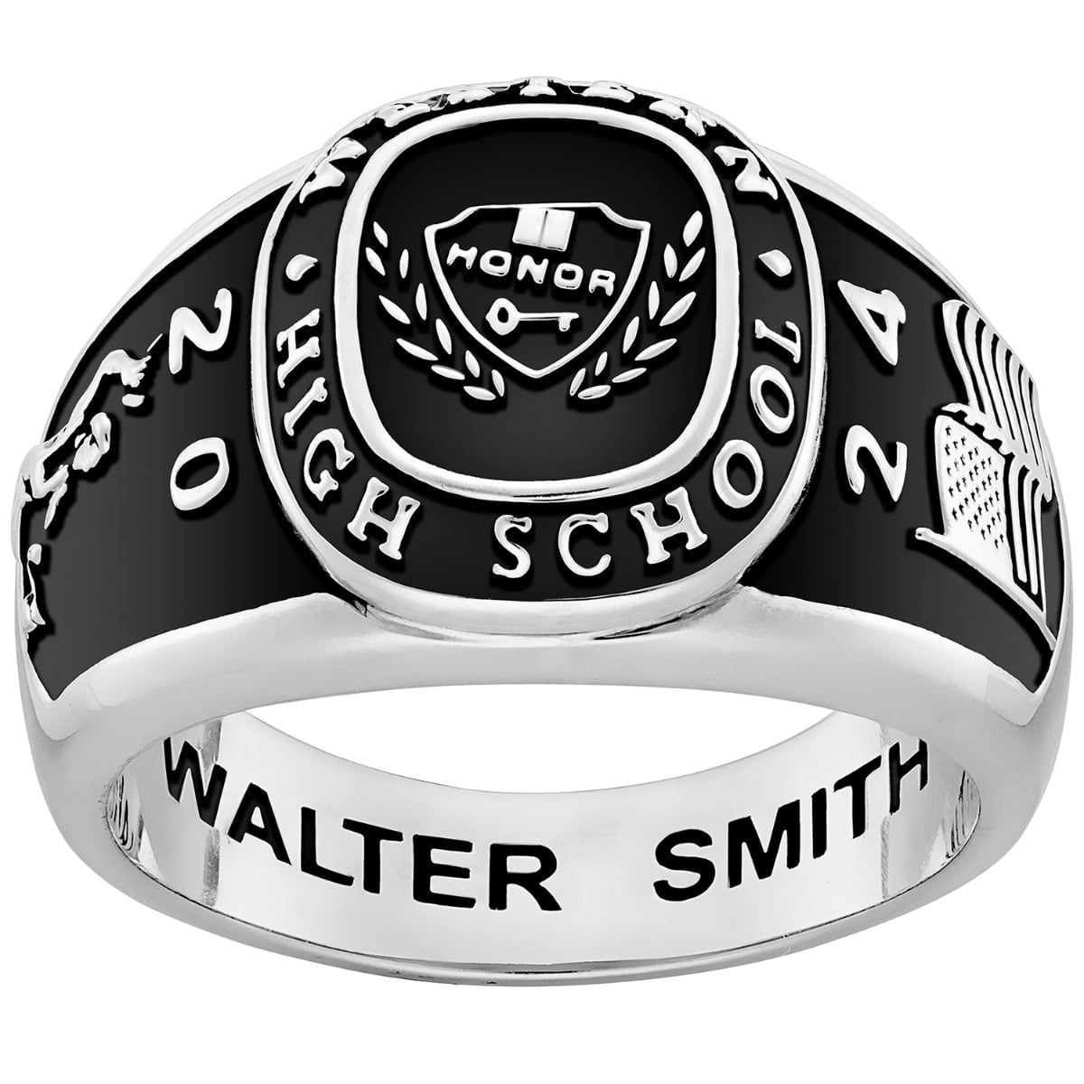 Bhavani Gems CLASS RING Men's Multiple Graphics Classic Class Ring ...