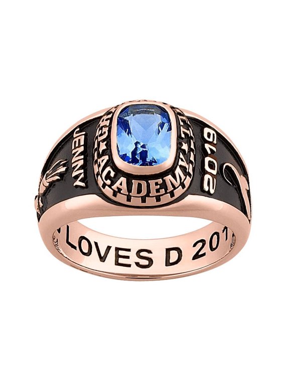 CLASS RING Women's Classic Stone Class Ring Celebrium, Personalized, High School or College Graduation Ring