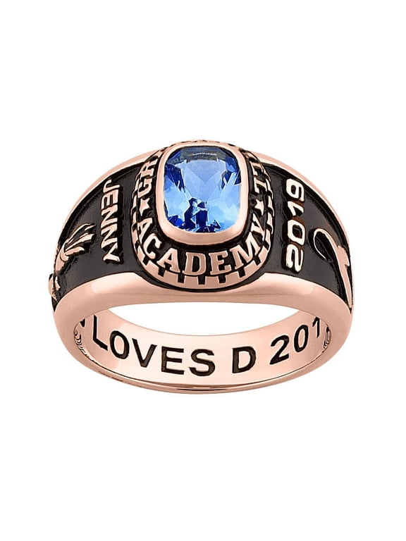 CLASS RING Women's Classic Stone Class Ring Celebrium, Personalized, High School or College