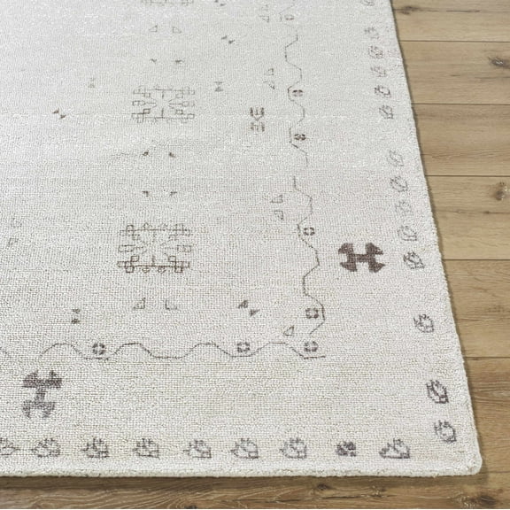 Boutique Rugs Bhavna Traditional, Transitional Runner Rug - Ivory, Taupe, Sandstone - 2'6" x 8' Runner