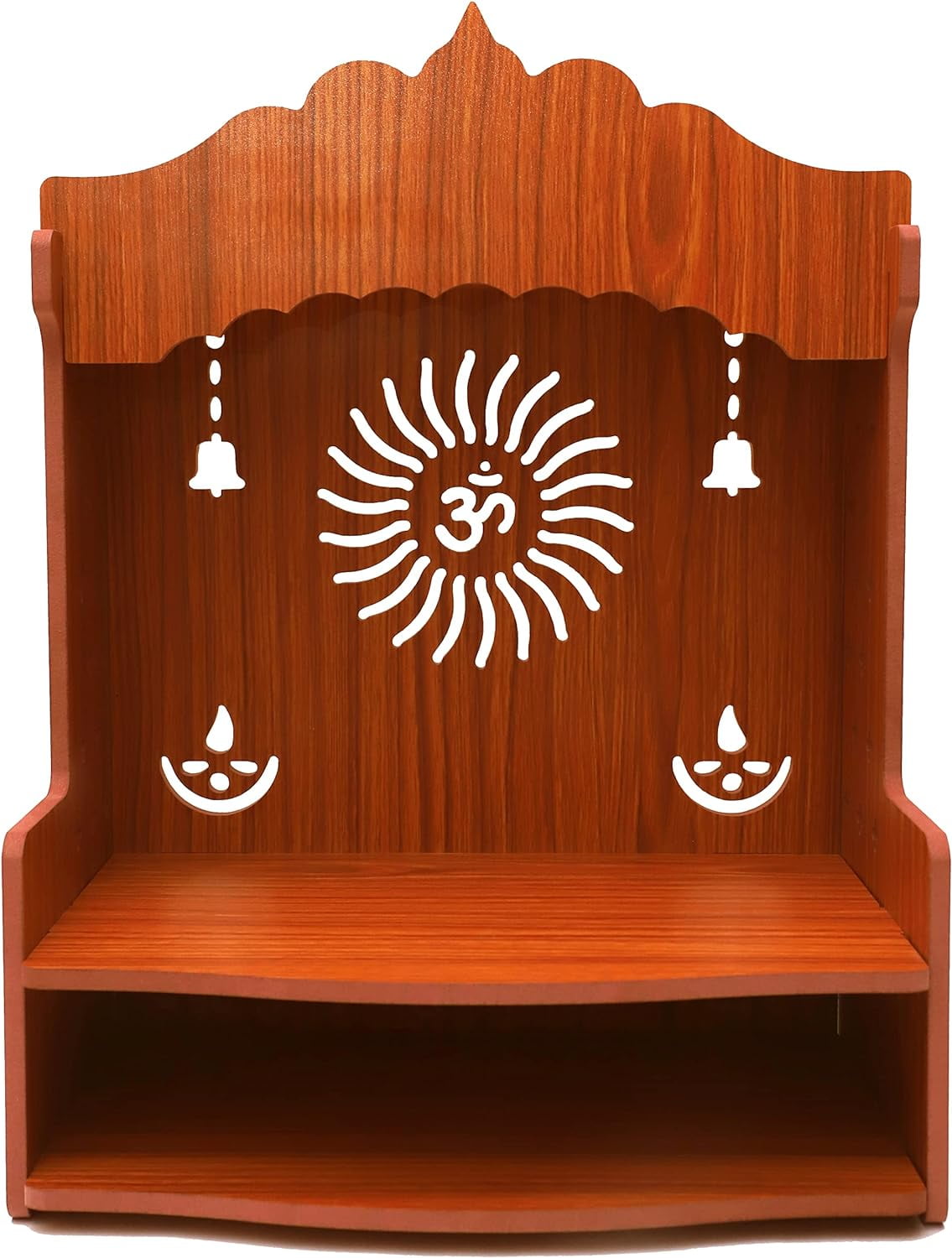 Bhavya Enterprise Divokah Beautiful Mdf Wooden Temple/Pooja Mandir For