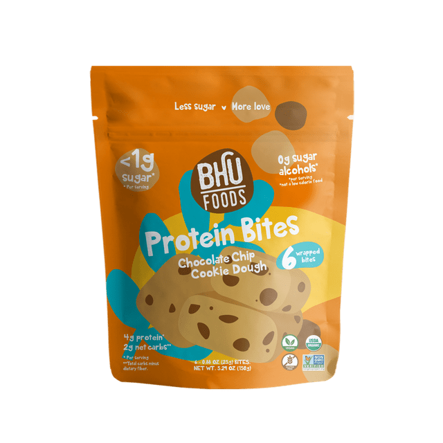 Bhu Foods Protein Bites Chocolate Chip Cookie Dough