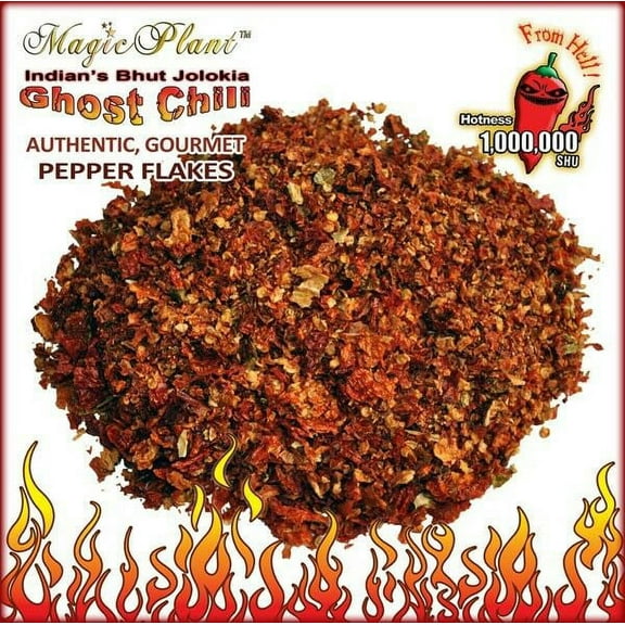 Bhut Jolokia Pepper Flakes / The Hottest Dry Ghost Peppers (2.2.lb/1kg)