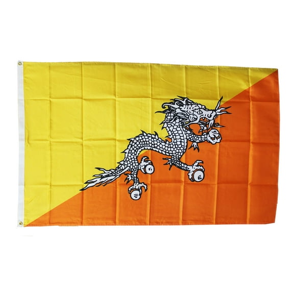 Bhutan - 3'X5' Polyester Flag