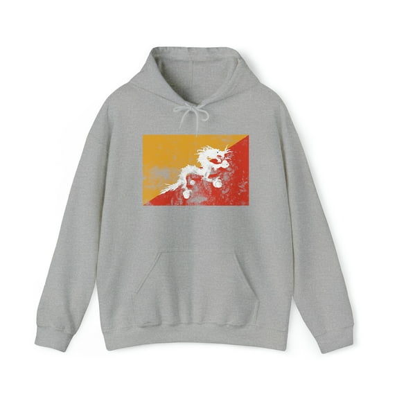 Bhutan Bhutanese Flag Pride Hoodie, Gifts, Hooded Sweatshirt