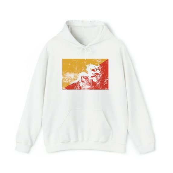 Bhutan Bhutanese Flag Pride Hoodie, Gifts, Hooded Sweatshirt
