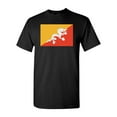 thumbnail image 1 of Bhutan Country Flag Adult DT T-Shirt Tee, 1 of 2