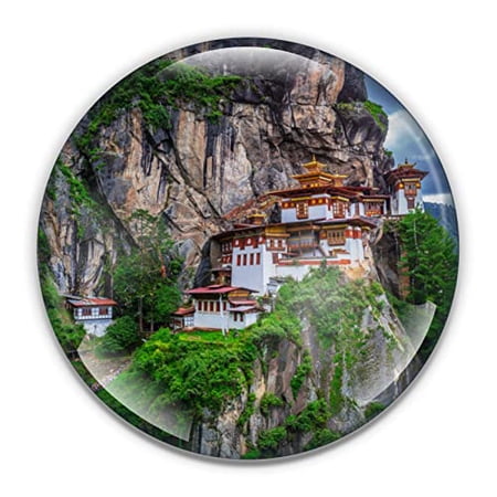 Bhutan Paperweight in Gift Box, 3 Inch Crystal Dome, Perfect for House Warming Gift