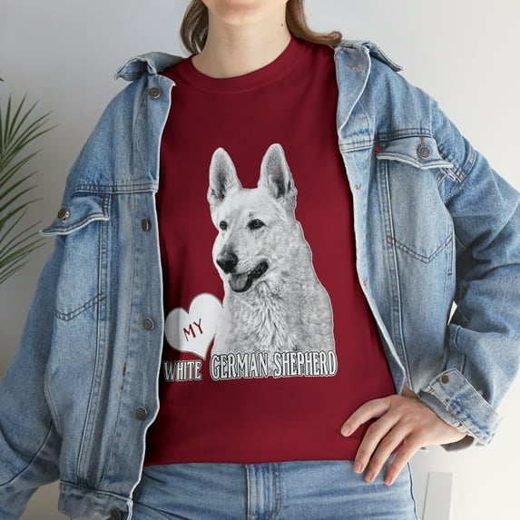 Bhymer Love My White German Shepherd T-Shirt