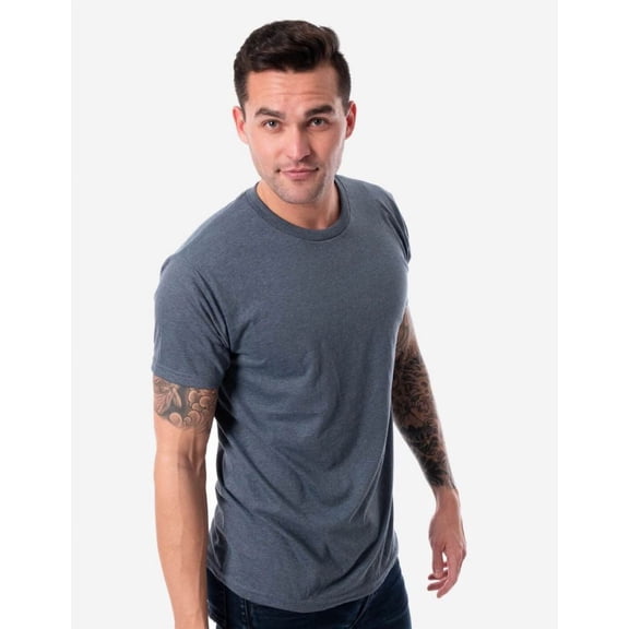 Bi-Blend T-Shirt | 3050 | Red-Black Heather | Medium