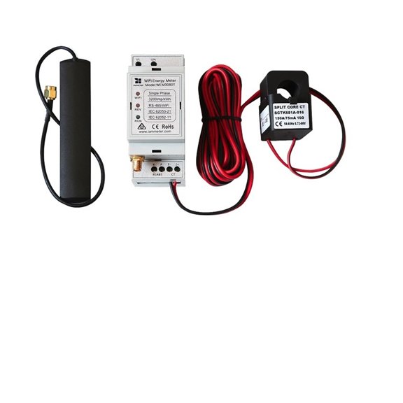 Bi-Directional Single Phase Energy Meter,mqtt,150A,Din Rail,Home-Assistant,openHAB,Zabbix,Solar PV,CE,RCM,modbus Tcp/rtu ,Safe and Easy