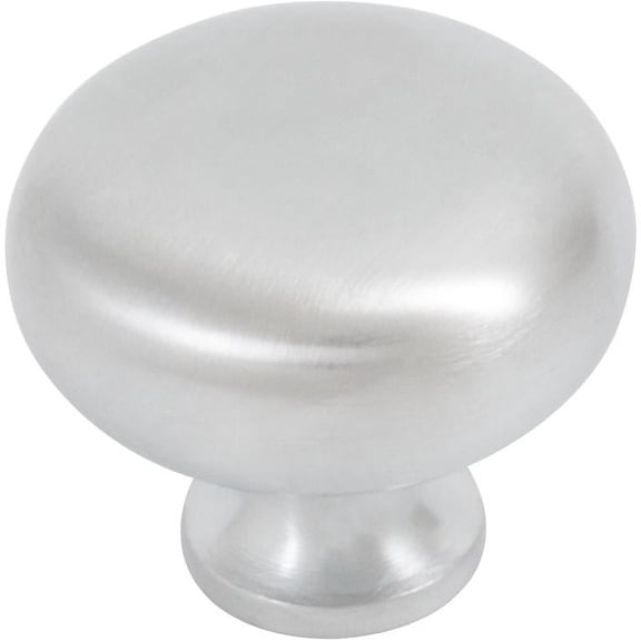 Bi-Fold Closet Door Knob, 1-1/2 Inches, Satin Chrome by Stone Harbor Hardware