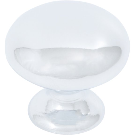 Stone Harbor Hardware Bi-Fold Closet Door Knob, 1-1/4 Inches, Polished Chrome