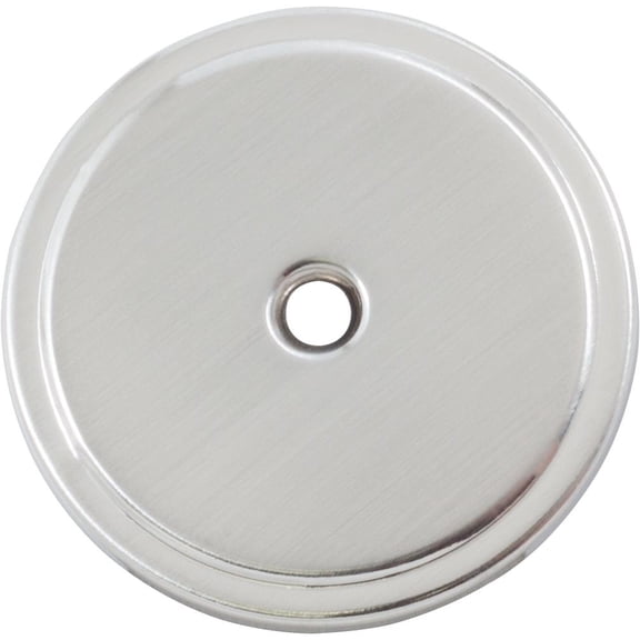 Stone Harbor Hardware 1-3/4" Bi-Fold Closet Door Knob Backplate, Satin Chrome
