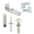 thumbnail image 1 of Bi-Fold Door Hardware Repair Kit, Includes a Bottom Bracket, Top and Bottom Pivots, a Guide Wheel and a pair of Door Surface Aligners (6-components), 1 of 2