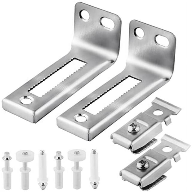 Bi Fold Door Hardware Set, 2 Packs of Louver Door Hardware, Contains