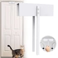 thumbnail image 1 of Bi-Fold Door Lock, No-Drill Child Safety Lock for Closet and Pantry Doors, Pet Proof, White, By Preplabs, 1 of 7