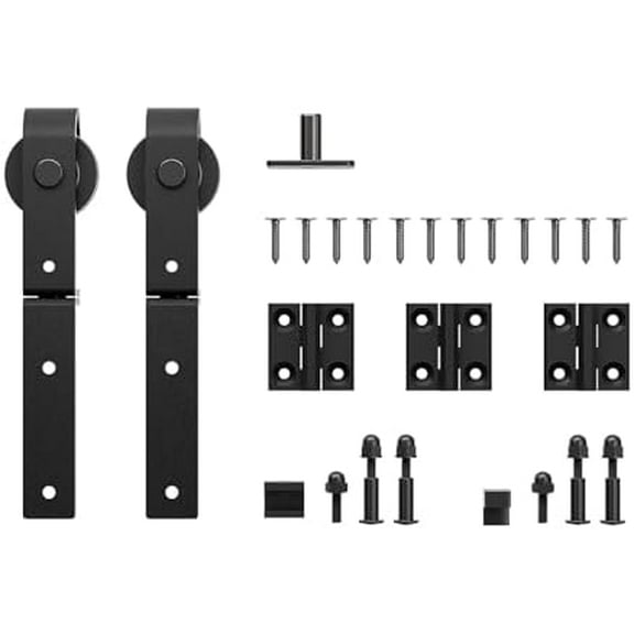 Bi-Folding Barn Sliding Door Hardware J Shape Roller Kit-Only Roller$$Tools & Hardware Other