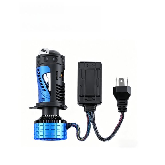 Bi-LED H4 Headlight Bulb Hi/Low Beam Projector Lens 6000K for Off-Road Fog Light