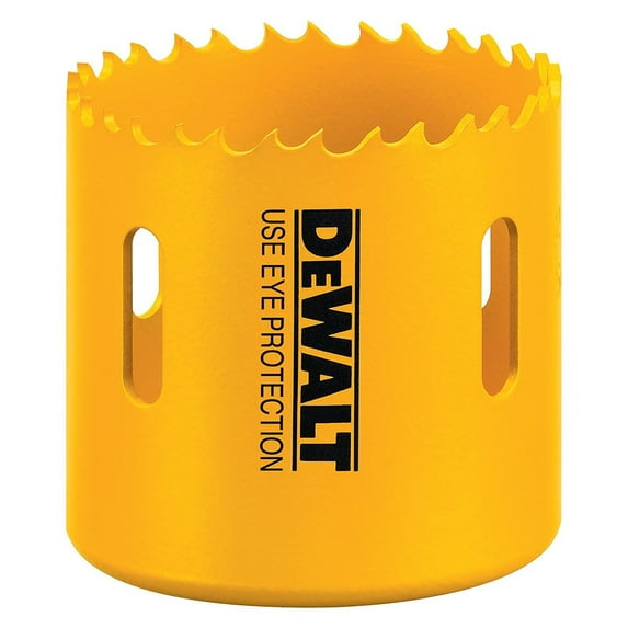 Bi-Metal Heavy Duty Hole Saw 3" Dia High Speed Steel Dewalt Hole Saws - Bimetal