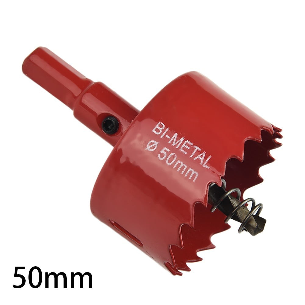 Bi Metal Hole Saw 15 Mm50 Mm Drill Bit Arbor Pilot Hole Saw Metal Wood Plastic
