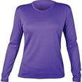 thumbnail image 1 of Bi-Ply Crew Women's Purple-Small PB3070 SM PURPLE, 1 of 1