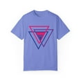 thumbnail image 1 of Bi Pride Bisexual Flag Triangle Unisex Garment-Dyed T-shirt, 1 of 4