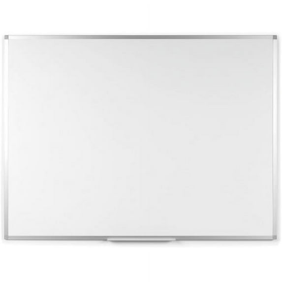 Bi-Silque Ayda Steel Dry Erase Board 18" (1.5 ft) Width x 24" (2 ft) Height - White - Aluminum Frame