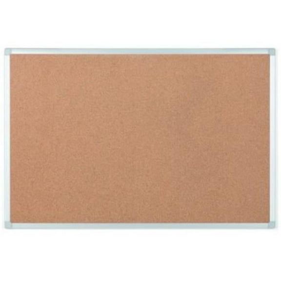 Bi-Silque CA03409214 24 x 36 in. Aluminum Frame MasterVision Ayda Cork Bulletin Board