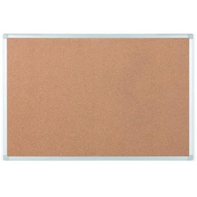 Bi-Silque CA05409214 36 x 48 in. Aluminum Frame MasterVision Ayda Cork Bulletin Board