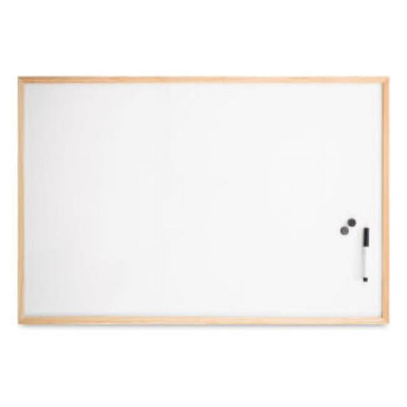 MASTERVISION Bi-Silque MM07001010 24 x 36 in. Pine Wood Frame Magnetic Dry-Erase Board