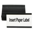 thumbnail image 1 of Bi-Silque Visual Communication Products  Magnetic Card Holders- 3 in.w x 1.75 in.h- Black- 10-Pack, 1 of 1