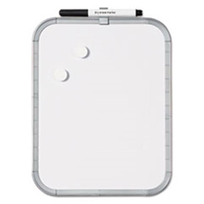 Bi-Office Whiteboard 80x60 Cm – Magnetic Dry Erase Board With Pastel Green Frame, Lightweight, Includes Mounting Kit