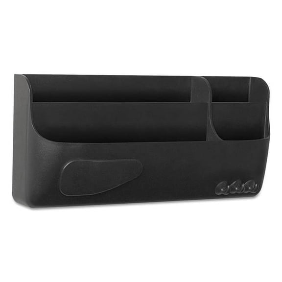 Bi-Silque Visual Communication Products SM010101 Magnetic Smart Box Organizer, 9 x 4, Black