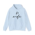 thumbnail image 1 of Bi Wife Bisexual Wifey From Husband Wife Hoodie, Gifts, Hooded Sweatshirt, 1 of 4