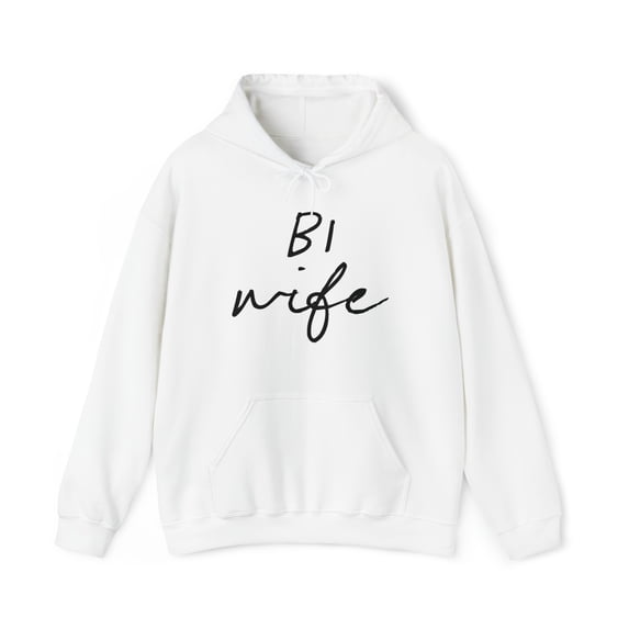 Bi Wife Bisexual Wifey From Husband Wife Hoodie, Gifts, Hooded Sweatshirt