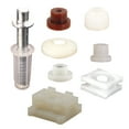 thumbnail image 1 of Bi-fold Door Top Pivot and Cap Repair Kit, Plastic Base Fits 3/8 in. Diameter, 7 Pairs Cap Assortment, Spring-Loaded (1 kit), 1 of 2