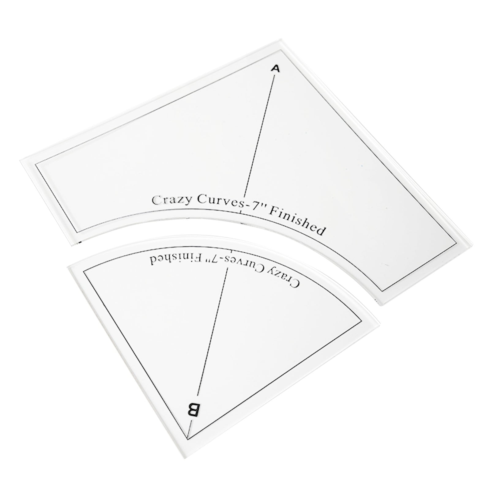 BINGLI Creative Quilting Cutting Template Grids Crazier Template 2/3pc