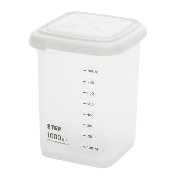 Bi'nGLI Plastic Sealed Cans Kitchen Storage Box Transparent Food Canister Keep Fresh Jar Exquisite Practical and Convenient Premium Durabl'e Material Large Capacity Portable Kitchen Storage