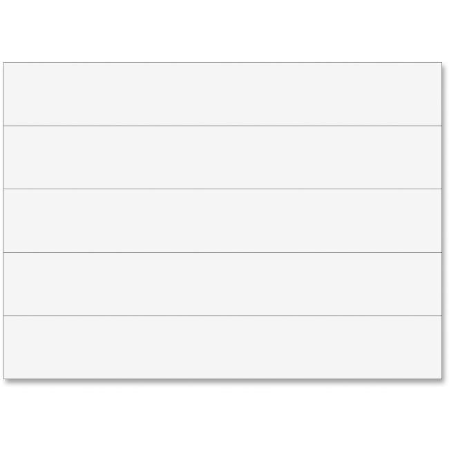 White 6'' Magnetic Dry Erase Strips for Planning Boards