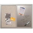 thumbnail image 1 of Bi-silque Fabric/Silver Magnetic Combo Board, 1 of 1