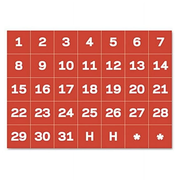 Bi-silque Magnetic Calendar Characters