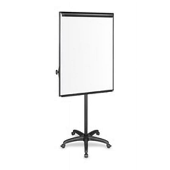 Bi-silque Visual Communication Product- Inc. Presentation Easel- Platinum- Magnetic- Silver