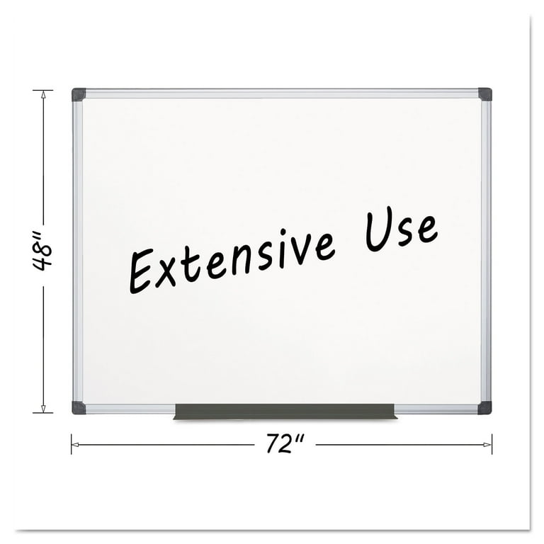 Value Melamine Dry Erase Board, 48 x 72, White, Aluminum Frame, Sold as 1 Each Value Melamine Dry Erase Board, 48 x 72, White, Aluminum Frame, Sold as 1 Each