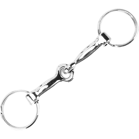 BiBzu Ring Snaffle Bit|Horse Keychain,Alloy Horse Key Chain, Sturdy Metal Horse Bit Buckle, Creative DIY Keychain, Single Connector Horse Bit Key Ring Gift for Women & Men Assorted Color