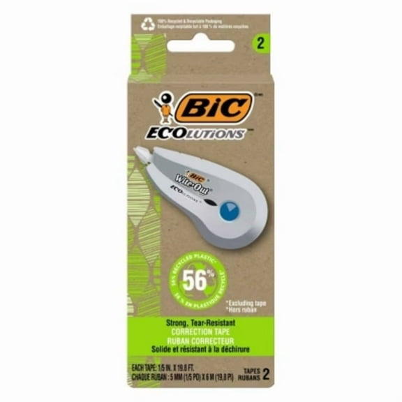 BiC 2pk ECOlutions Correction Tape