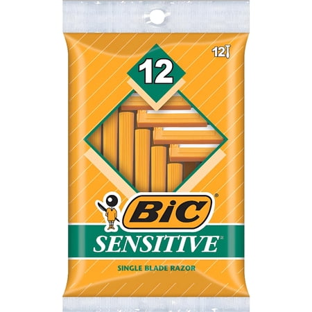 BiC Sensitive Disposable Razors, 1 Blade, 12 Ct (3 Pack) (Bundle)