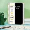 thumbnail image 1 of BiFandian 2026 Planner Noteook, January to December 2026 Schedule Planner with Weekly ＆ Monthly Spread, A5 Size 2026 Daily Planner with Pockets, Tabs, Soft Cover, 1 of 7