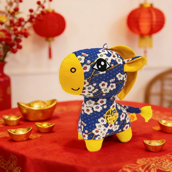 BiFandian 2026 Year of Horse Plush, Lucky Mascot Stuffed Animal for Celebration, Chinese Zodiac Doll for Good Fortune, Gift, Home Decor