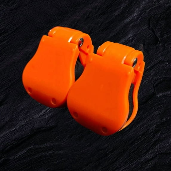 BiFandian 2Pcs Multifunctional Fishing Rod Fixed Clips, Portable Plastic Fishing Pole Bundler, Fishing Rod Storage Clips Accessories, Prevents Slipping, Collision, or Knotting